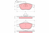 Brake Pad Set, Disc Brake GDB1337 - TRW - Brake Pads - TRW