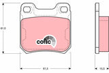 Brake Pad Set, Disc Brake GDB1346 - TRW