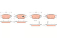 Brake Pad Set, Disc Brake GDB1352 - TRW