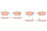 Brake Pad Set, Disc Brake GDB1352 - TRW - Brake Pads - TRW