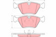 Brake Pad Set, Disc Brake GDB1355 - TRW