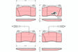 Brake Pad Set, Disc Brake GDB1363 - TRW