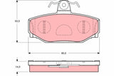 Brake Pad Set, Disc Brake GDB1377 - TRW - Brake Pads - TRW