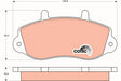 Brake Pad Set, Disc Brake GDB1380 - TRW