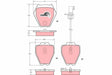 Brake Pad Set, Disc Brake GDB1381 - TRW