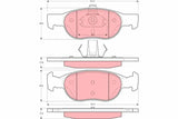 Brake Pad Set, Disc Brake GDB1382 - TRW - Brake Pads - TRW