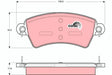 Brake Pad Set, Disc Brake GDB1385 - TRW