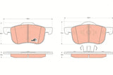 Brake Pad Set, Disc Brake GDB1388 - TRW - Brake Pads - TRW