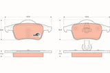 Brake Pad Set, Disc Brake GDB1389 - TRW - Brake Pads - TRW