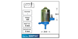 Washer Pump NWP507 - Nice Products | Universal Auto Spares