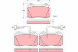 Brake Pad Set, Disc Brake GDB1392 - TRW - Brake Pads - TRW
