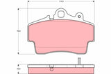 Brake Pad Set, Disc Brake GDB1394 - TRW - Brake Pads - TRW