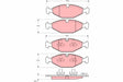 Brake Pad Set, Disc Brake GDB1400 - TRW