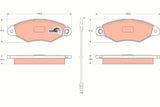 Brake Pad Set, Disc Brake GDB1402 - TRW - Brake Pads - TRW
