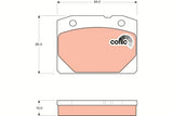 Brake Pad Set, Disc Brake GDB140DT - TRW