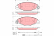 Brake Pad Set, Disc Brake GDB1410 - TRW