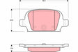 Brake Pad Set, Disc Brake GDB1412 - TRW
