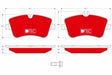 Brake Pad Set, Disc Brake GDB1413 - TRW