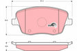 Brake Pad Set, Disc Brake GDB1414 - TRW