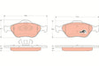Brake Pad Set, Disc Brake GDB1419 - TRW