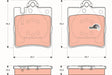 Brake Pad Set, Disc Brake GDB1421 - TRW