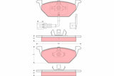 Brake Pad Set, Disc Brake GDB142 - TRW - Brake Pads - TRW