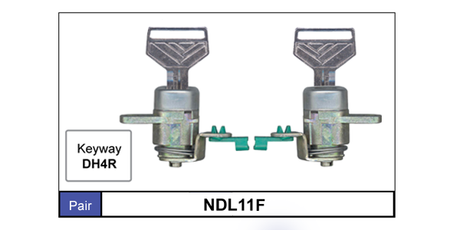 Door Locks pair NDL11F - Nice Products | Universal Auto Spares