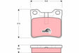 Brake Pad Set, Disc Brake GDB1432 - TRW