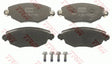 Brake Pad Set, Disc Brake GDB1434DT - TRW