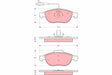 Brake Pad Set, Disc Brake GDB1444 - TRW
