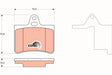 Brake Pad Set, Disc Brake GDB1450 - TRW