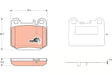 Brake Pad Set, Disc Brake GDB1457 - TRW
