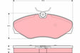 Brake Pad Set, Disc Brake GDB1466 - TRW