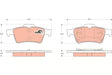 Brake Pad Set, Disc Brake GDB1469DT - TRW