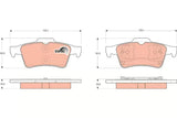 Brake Pad Set, Disc Brake GDB1469DT - TRW