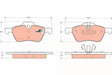 Brake Pad Set, Disc Brake GDB1476 - TRW
