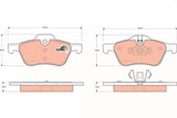 Brake Pad Set, Disc Brake GDB1476 - TRW - Brake Pads - TRW