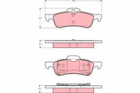 Brake Pad Set, Disc Brake GDB1477 - TRW