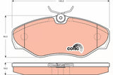 Brake Pad Set, Disc Brake GDB1478 - TRW
