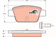 Brake Pad Set, Disc Brake GDB1485 - TRW