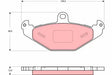 Brake Pad Set, Disc Brake GDB1494 - TRW
