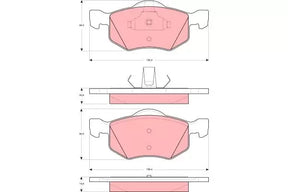Brake Pad Set, Disc Brake GDB1497 - TRW