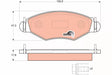 Brake Pad Set, Disc Brake GDB1500 - TRW