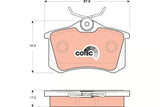 Brake Pad Set, Disc Brake GDB1504 - TRW - Brake Pads - TRW