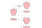 Brake Pad Set, Disc Brake GDB8505 - TRW
