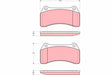 Brake Pad Set, Disc Brake GDB1512 - TRW