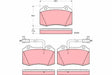 Brake Pad Set, Disc Brake GDB1519 - TRW