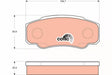 Brake Pad Set, Disc Brake GDB1521 - TRW