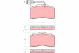 Brake Pad Set, Disc Brake GDB1523 - TRW