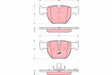 Brake Pad Set, Disc Brake GDB1526 - TRW